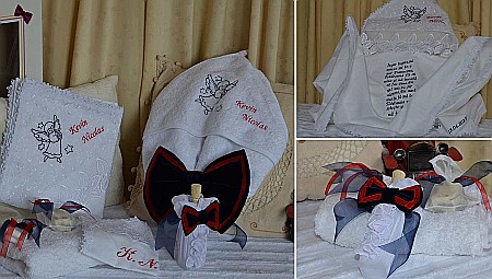 Trusou botez baiat biserica brodat si personalizat, Napoleon [1]