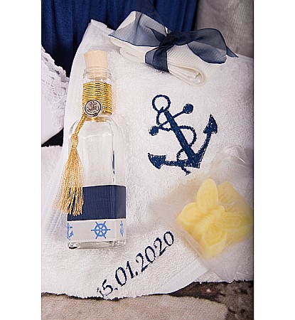 Trusou botez baiat personalizat biserica Marea Albastra [2]