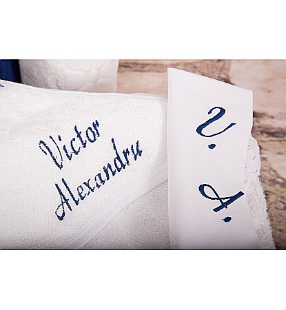 Trusou botez baiat personalizat biserica Marea Albastra [3]