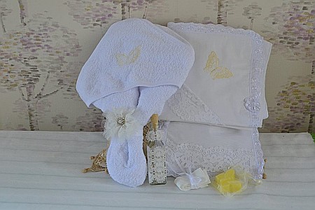 Trusou botez fete fetite alb-ivoire Harmony [0]