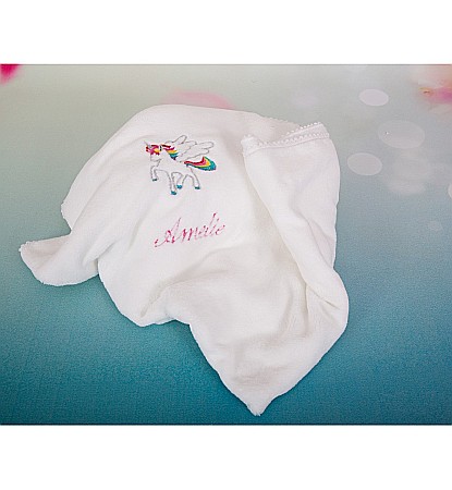 Trusou botez fetite biserica personalizat UNICORN 9 piese [4]