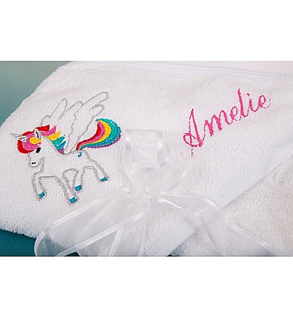 Trusou botez fetite biserica personalizat UNICORN 9 piese [3]