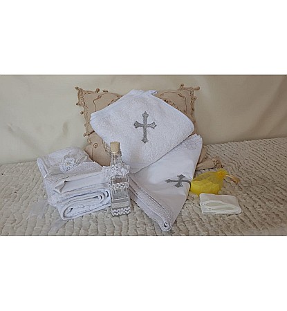 Trusou de Botez fetite baieti Cruce brodata, CROCE [3]