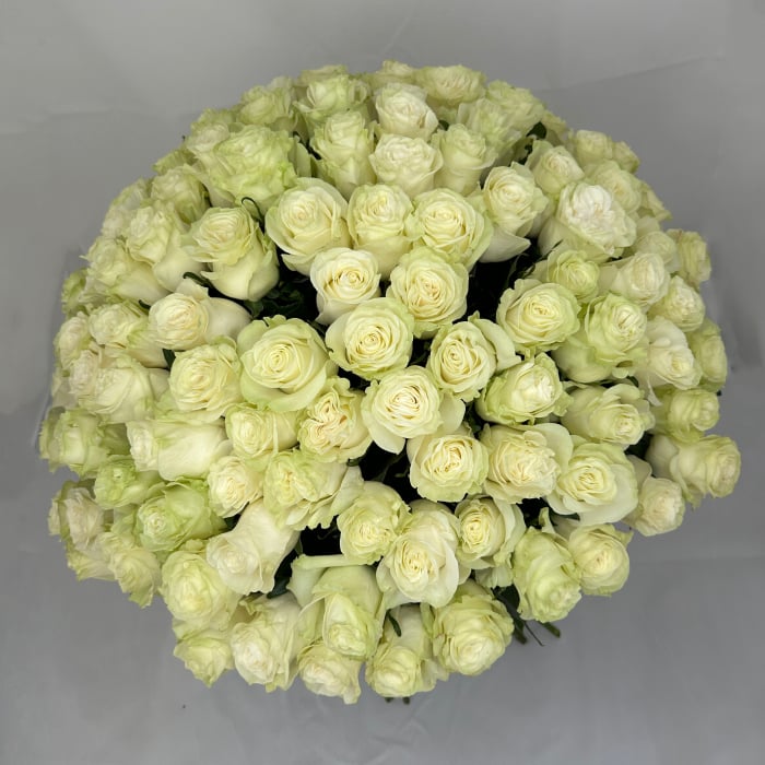 Buchet 133 Trandafiri Albi [2]