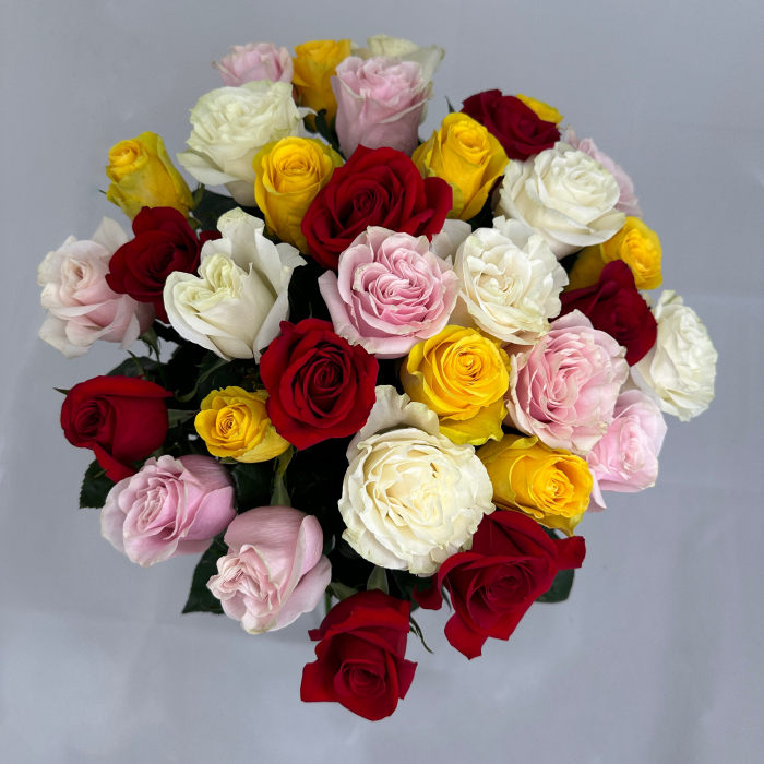 Buchet 33 Trandafiri Mix [2]