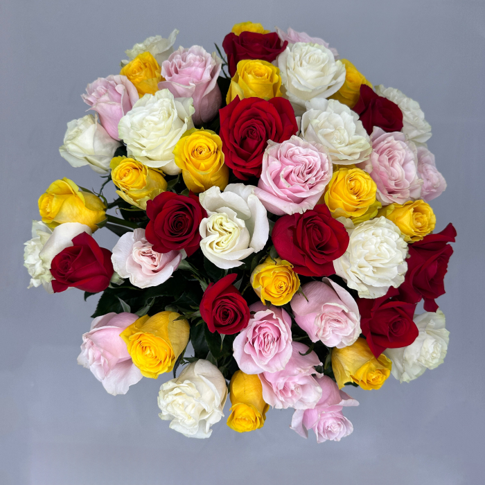 Buchet 45 Trandafiri Mix [2]