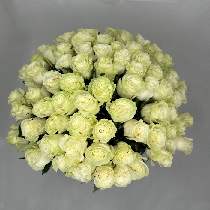 Buchet 77 Trandafiri Albi [2]