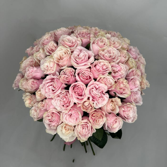 Buchet 77 Trandafiri Roz [2]