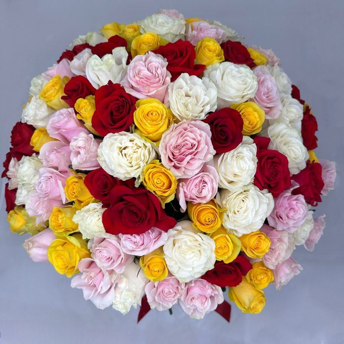 Buchet 99 Trandafiri Mix [2]