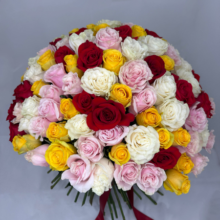 Buchet 175 Trandafiri Mix [1]