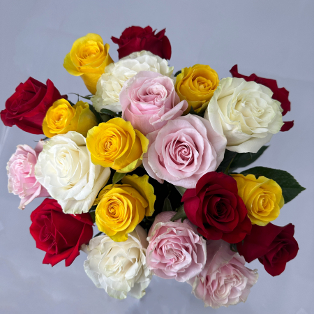 Buchet 21 Trandafiri Mix [1]