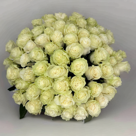 Buchet 65 Trandafiri Albi [1]
