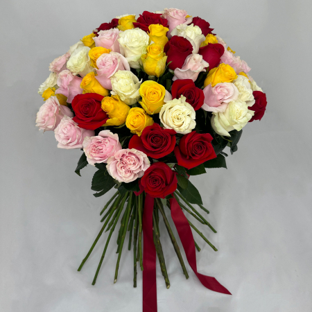 BUCHETE DE TRANDAFIRI MIX - Buchet 77 Trandafiri Mix