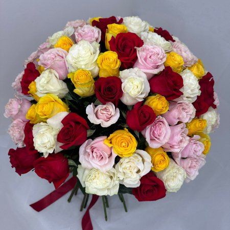 Buchet 77 Trandafiri Mix [1]