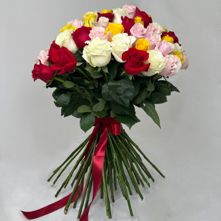 Buchet 85 Trandafiri Mix [2]