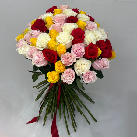 BUCHETE DE TRANDAFIRI MIX - Buchet 99 Trandafiri Mix