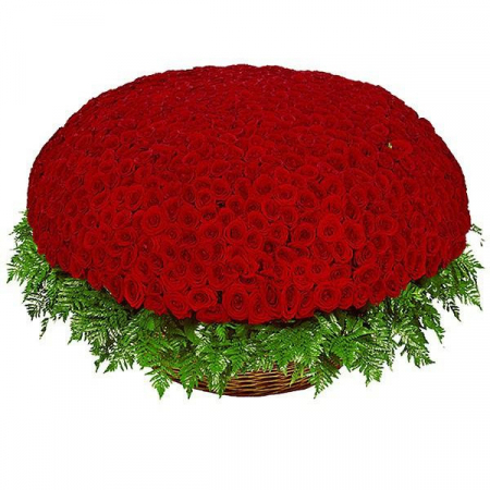 Cosuri cu trandafiri - Cos 1001 Trandafiri Rosii