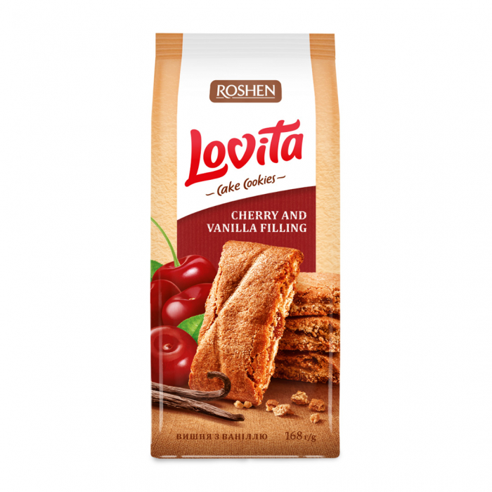 Fursecuri LOVITA, vanilie si cirese 168g [3]