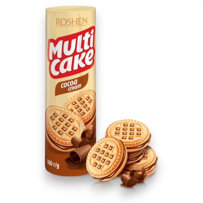 Biscuiți Multicake cu umplutură de ciocolată 180 gr [1]