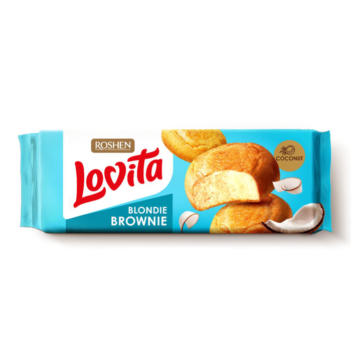 BISCUITI ROSHEN Lovita Blondie Brownie cu cocos 152g [1]