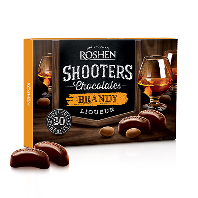 Cutie cu bomboane Shooters Brandy 150g [1]