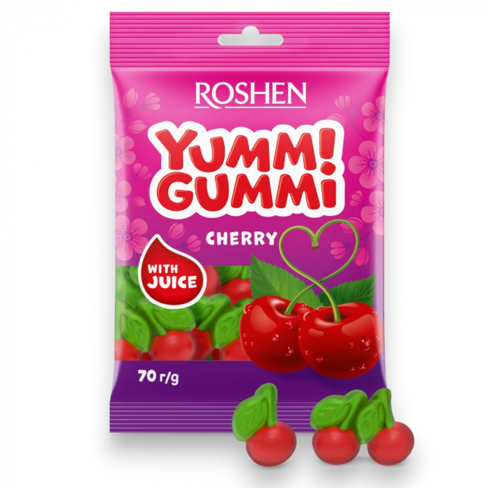 Jeleuri Yummi Gummi Cherry 70 gr [1]