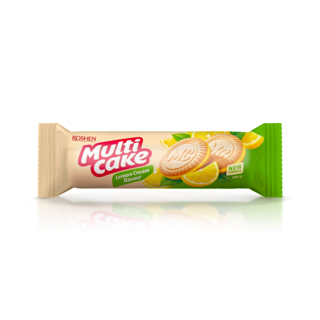 Biscuiți - BISCUITI Multicake cu umplutura de crema de lamaie 180g