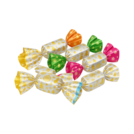 Cadouri de Craciun - Bomboane de pom „Szaloncukor Fondant Banane & Zmeură” 1kg