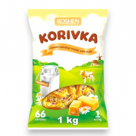 Bomboane KORIVKA fondante cu lapte 1 kg [1]