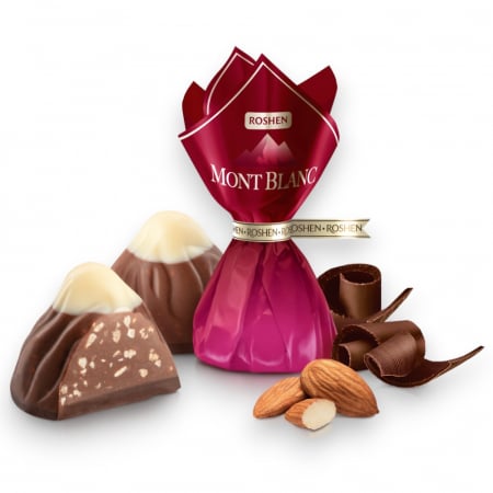 Bomboane de ciocolata - Bomboane MONT BLANC cu migdale 1 Kg