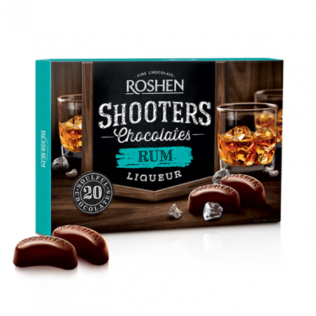 Praline - Cutie cu bomboane Shooters Rum 150g