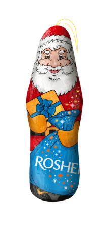 Cadouri de Craciun - Figurină din ciocolată cu lapte „Sfântul Nicolae” Roshen 60g