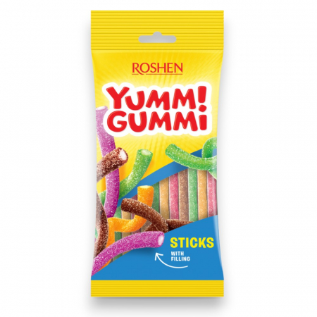 Jeleuri - Jeleuri Yummi Gummi SOUR STICKS 70 gr