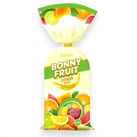 Jeleuri - Mix de jeleuri BONNY FRUIT, citrice 200g