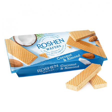 Napolitane - Napolitane ROSHEN cocos si migdale 216g Mare