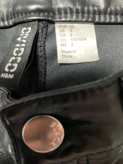 H&M pantaloni piele                     XXS [3]