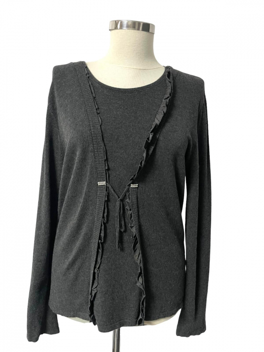 Tweed pulover amestec lana                        L [1]