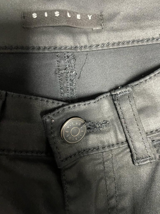 Pantaloni cu efect de piele  Sisley                    XXS [3]