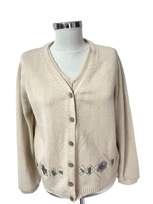 Cardigan si vesta din bumbac                         M [4]