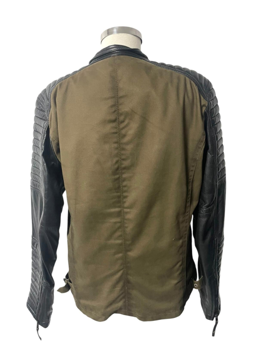 Geaca piele naturala si bumbac                     M [2]