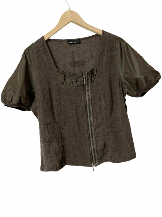 Carla du Nord set bluza si fusta din in                M/40 [3]
