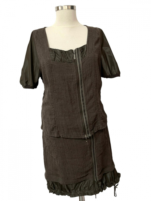 Carla du Nord set bluza si fusta din in                M/40 [1]
