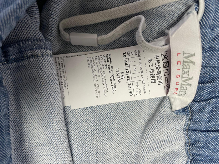 Max Mara pantaloni crop bumbac si in                   L/XL [3]