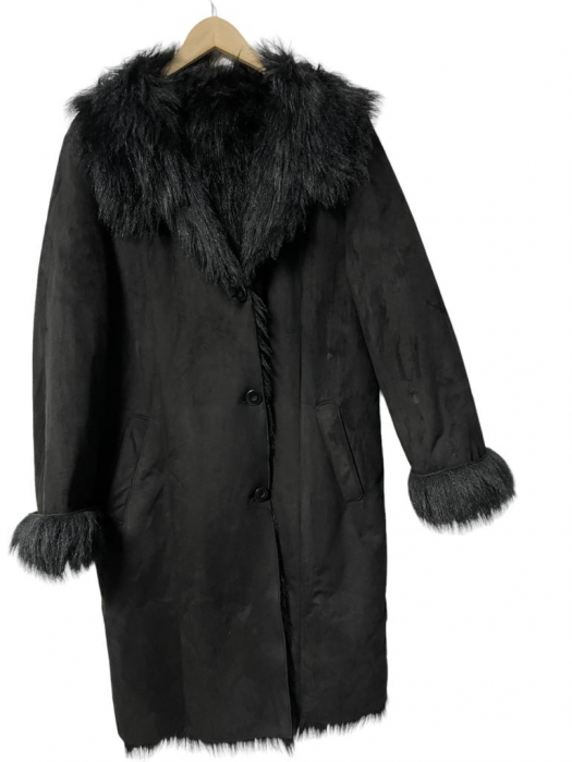 Palton din piele imblanit                                  XL [3]
