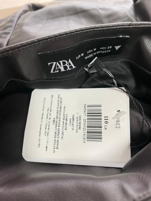 Zara rochie imitaie piele                   S [3]