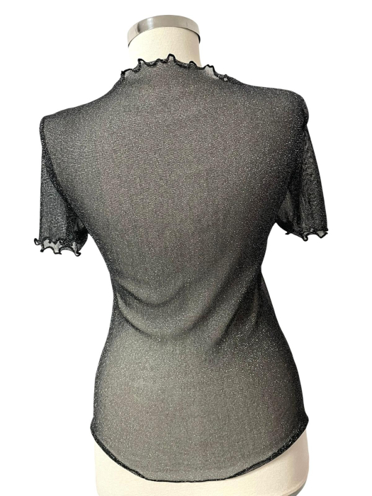 Bluza lucioasa transparenta                      S [2]