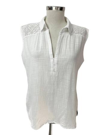 Bluze/Topuri - Blanc du Nil bluza bumbac                        L
