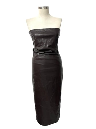 Femei - Zara rochie imitaie piele                   S