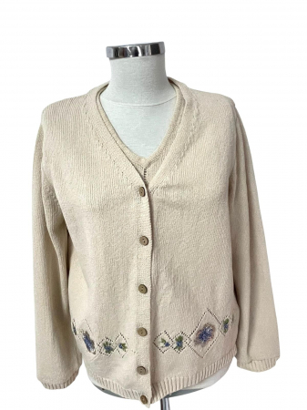 Cardigan si vesta din bumbac                         M [3]