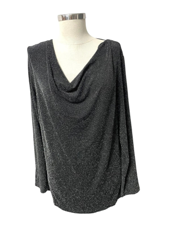 Bluze/Topuri - Max Blue bluza lucioasa                             XL